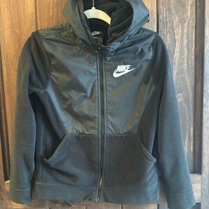 Nike kids size Large Fleece Light Weight Full-Zip Hooded Jacket